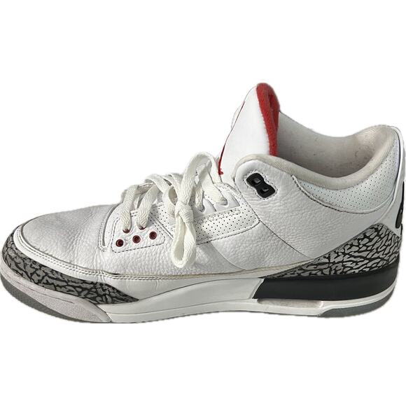 2017 Nike Air Jordan 3 Retro NRG Free Throw Line Basketball 923096-101 Size 14 - Picture 2 of 9